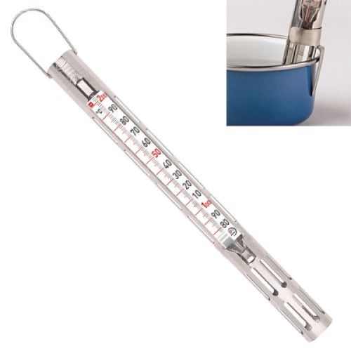 法國製 煮糖溫度計(紅液) ˊ製作 拉糖  牛軋糖 必備  新到貨!!!!法國進口!! **含固定架~免再買!!!!超划算!! 現貨